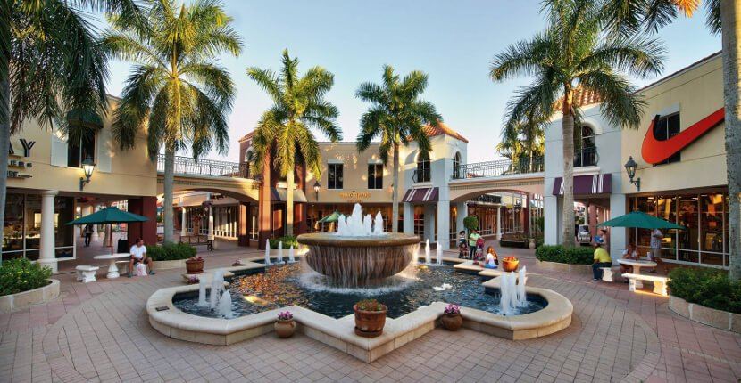 South Florida outdoor plaza